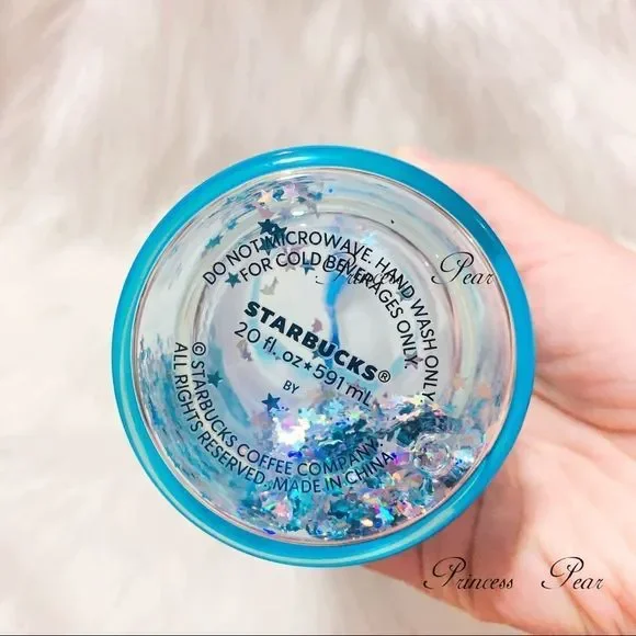 Starbucks Korea Glitter Whale Glass Tumbler - Picture 7 of 13
